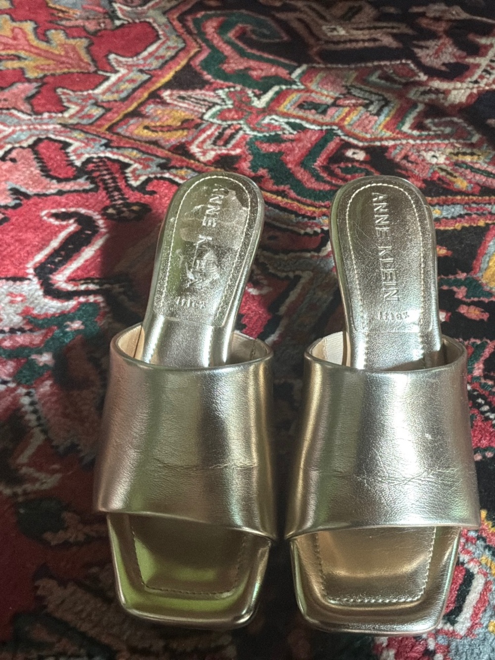 Gold Metallic Slides